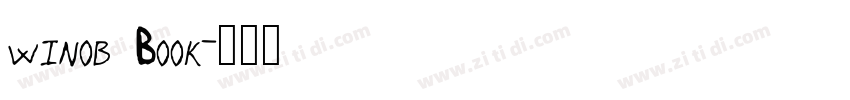 winob Book字体转换 winob Book字体转换